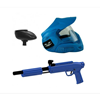 Paintball geweer + helm blauw los