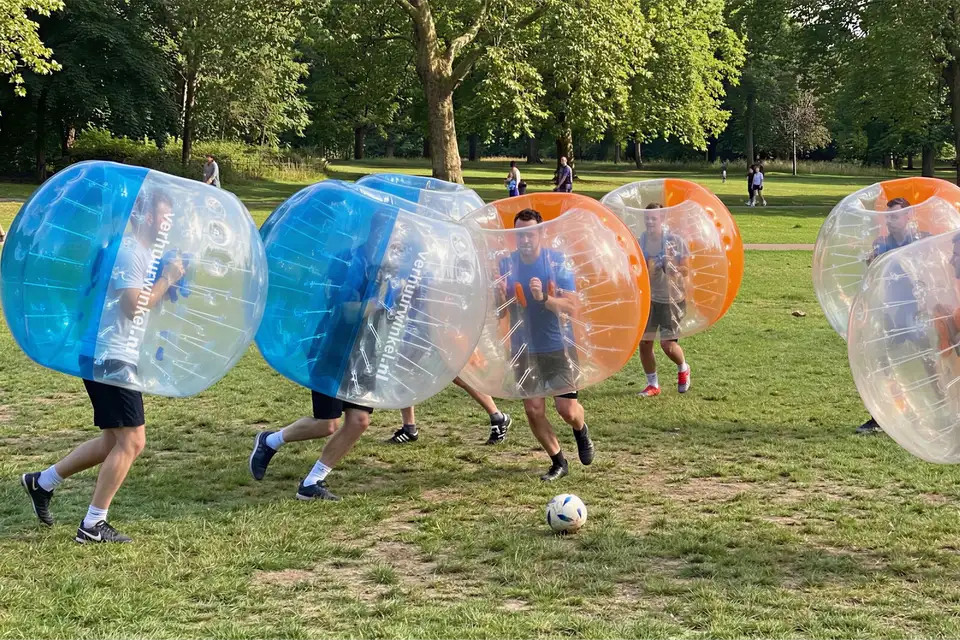 Bubbel voetbal huren