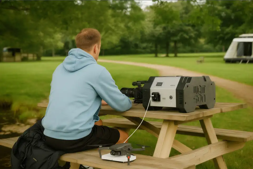 Draagbare batterij huren